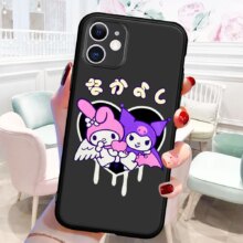 Kuromi Anime Silicone Phone Case For iPhone Kuromi Anime Silicone Phone Case For iPhone