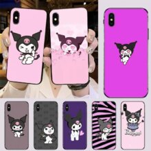 Kuromi Colorful Phone Case For iPhone 11 12 pro XS MAX 8 7 6 6S Plus X 5S SE 2020 XR Kuromi Colorful Phone Case For iPhone 11 12 pro XS MAX 8 7 6 6S Plus X 5S SE 2020 XR