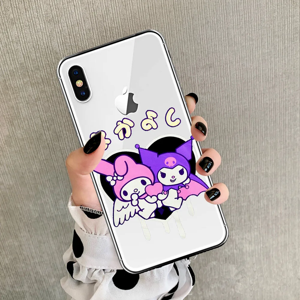 Kuromi Cartoon TPU Phone Case For iPhone