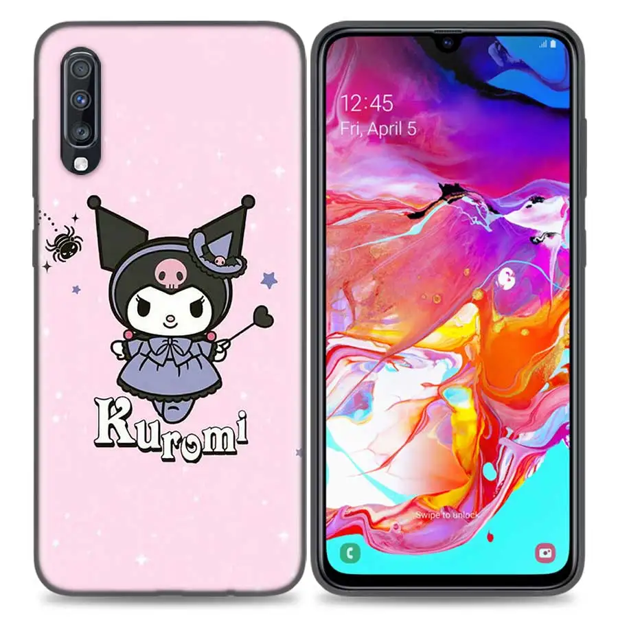 Kuromi Cartoon Silicone Case Cover For Samsung Galaxy