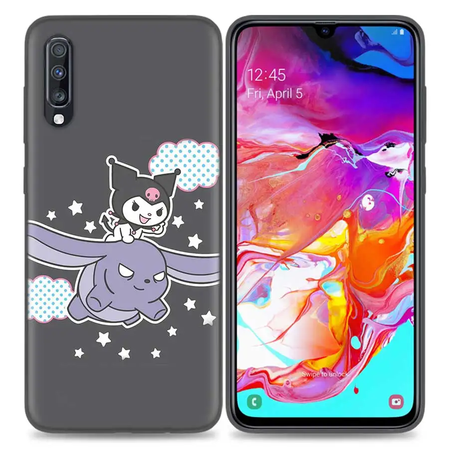 Kuromi Cartoon Silicone Case Cover For Samsung Galaxy