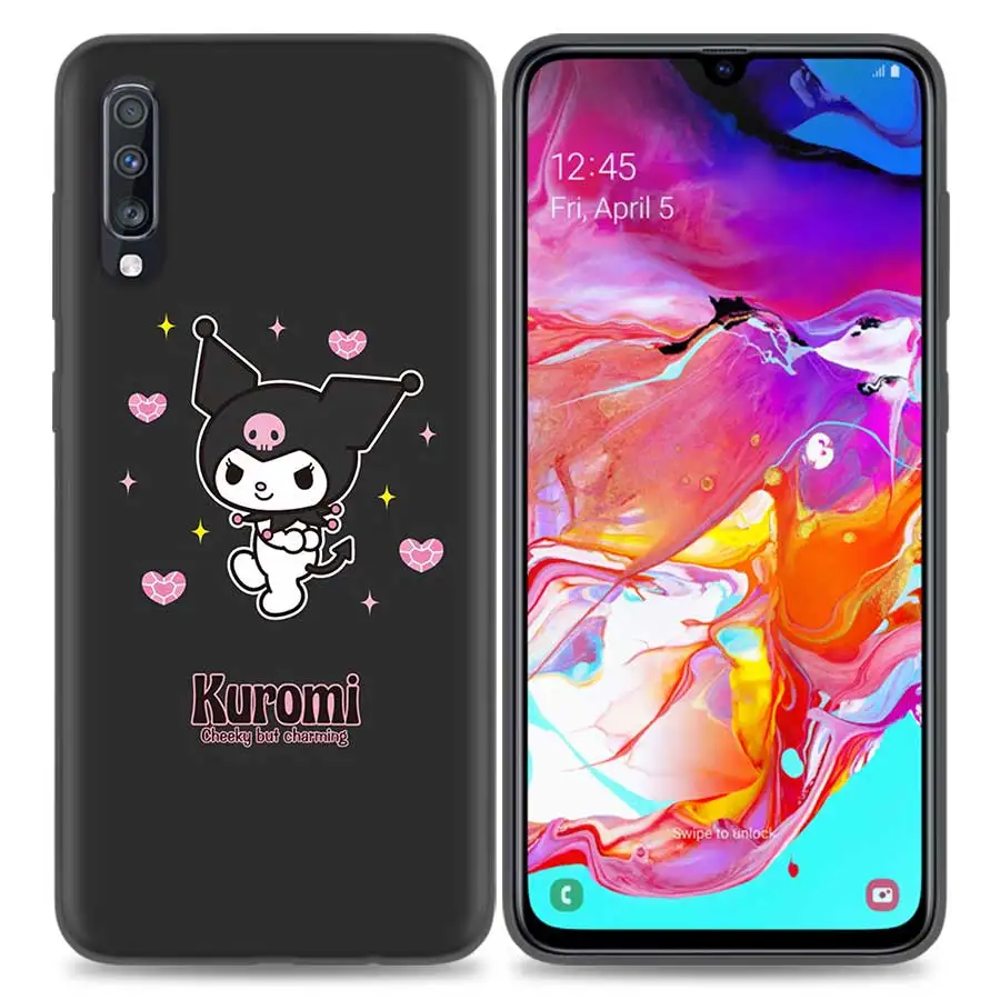 Kuromi Cartoon Silicone Case Cover For Samsung Galaxy