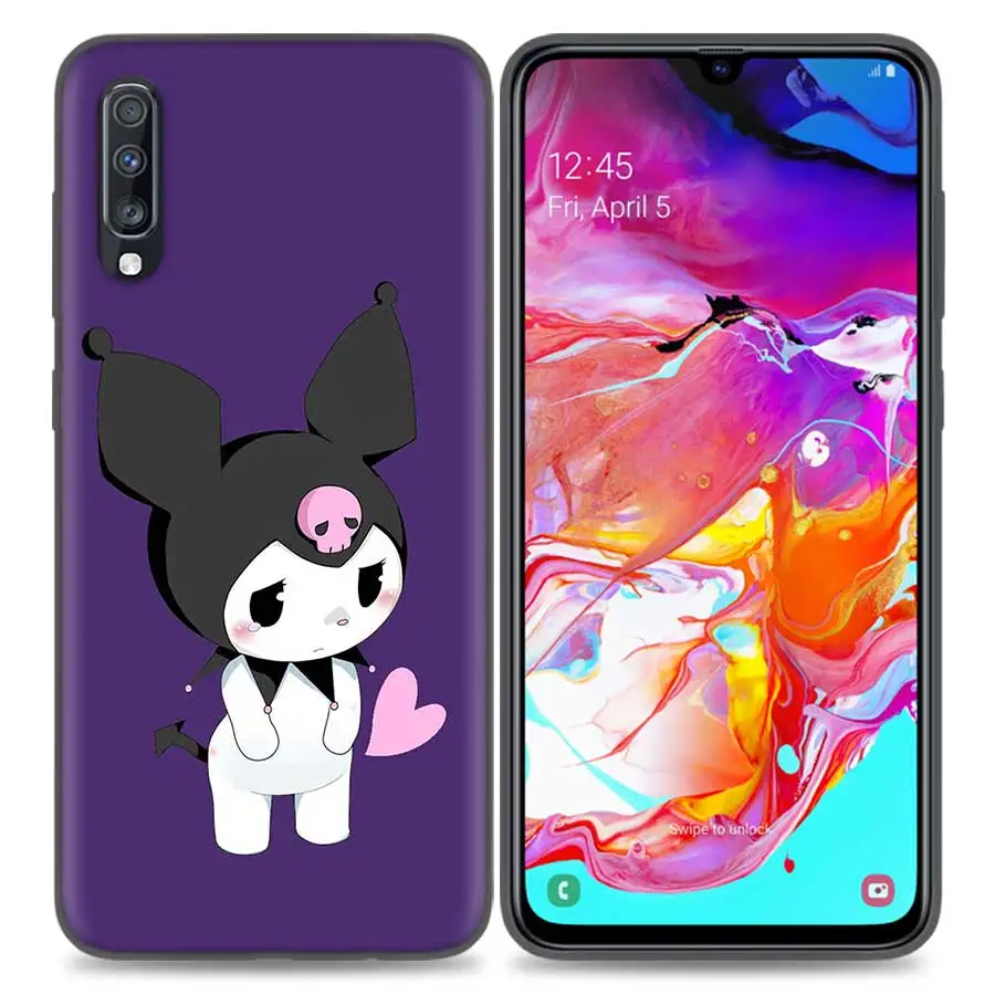 Kuromi Cartoon Silicone Case Cover For Samsung Galaxy