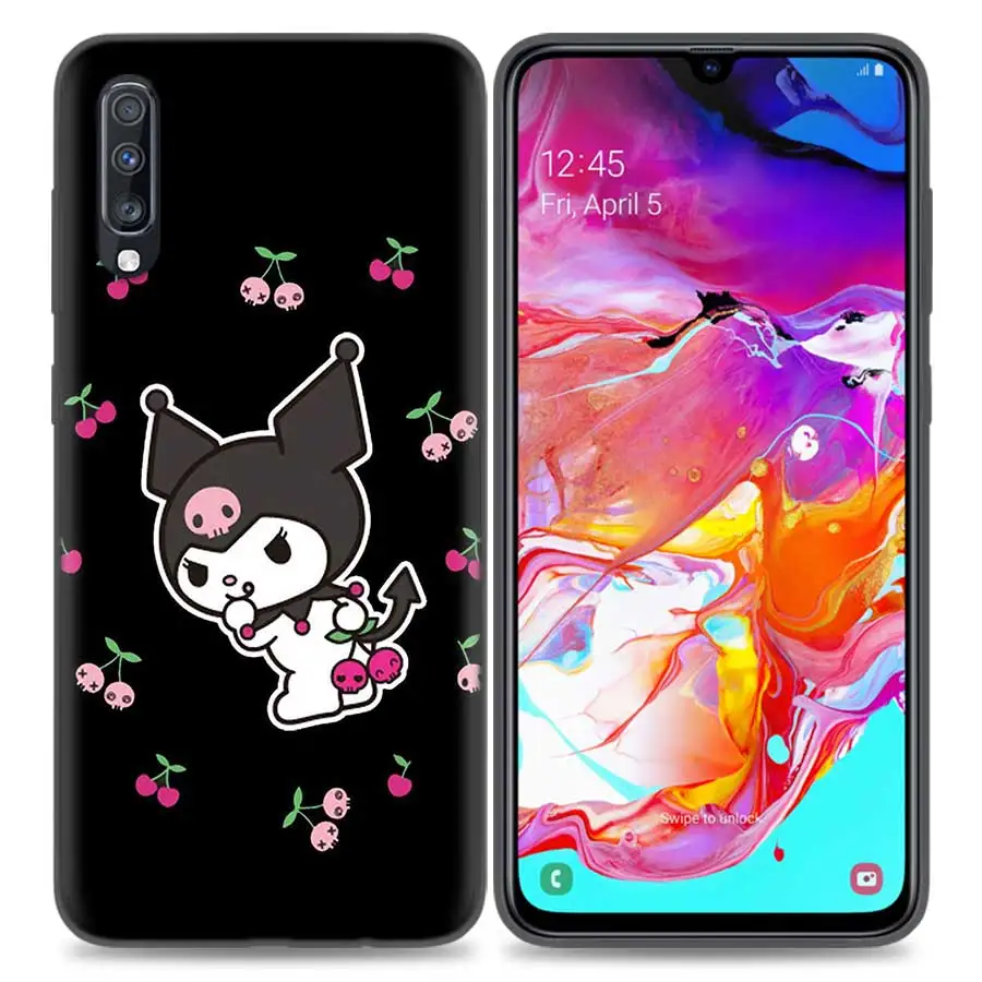 Kuromi Cartoon Silicone Case Cover For Samsung Galaxy