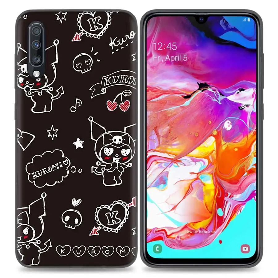 Kuromi Cartoon Silicone Case Cover For Samsung Galaxy