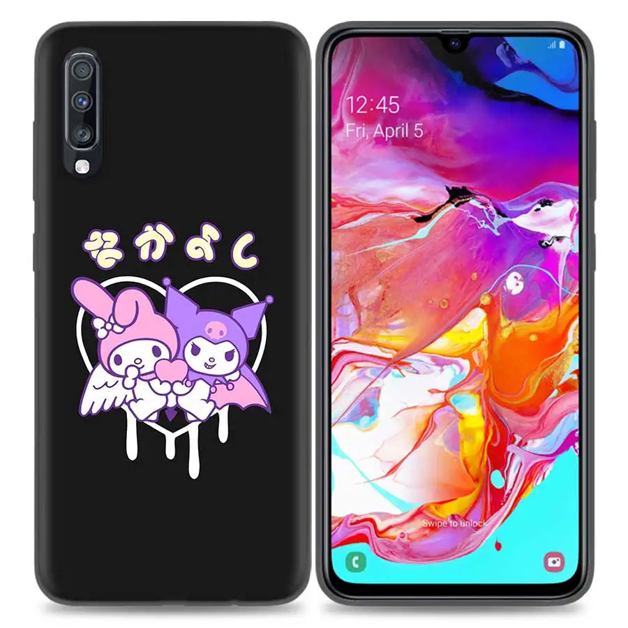 Kuromi Cartoon Silicone Case Cover For Samsung Galaxy