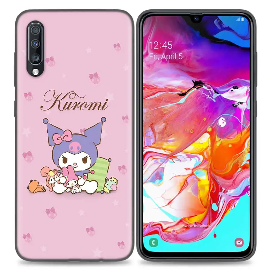 Kuromi Cartoon Silicone Case Cover For Samsung Galaxy