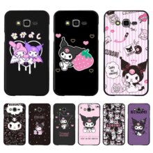 Kawaii Kuromi Black Phone Case For Samsung Kawaii Kuromi Black Phone Case For Samsung