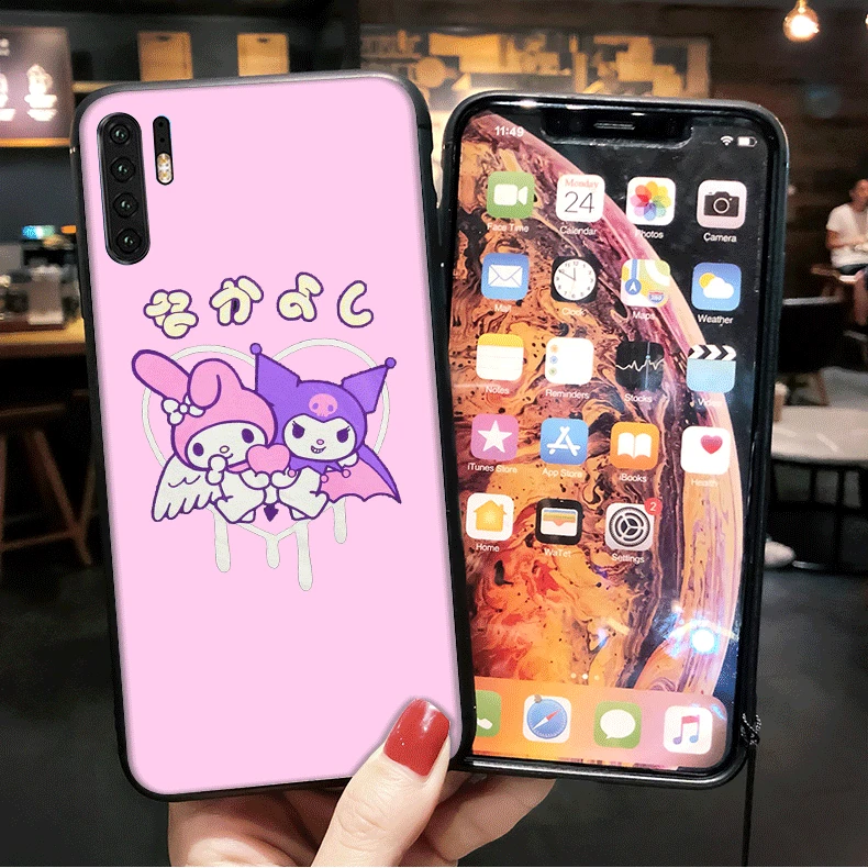 Kuromi Colorful Silicone Phone Case For Huawei
