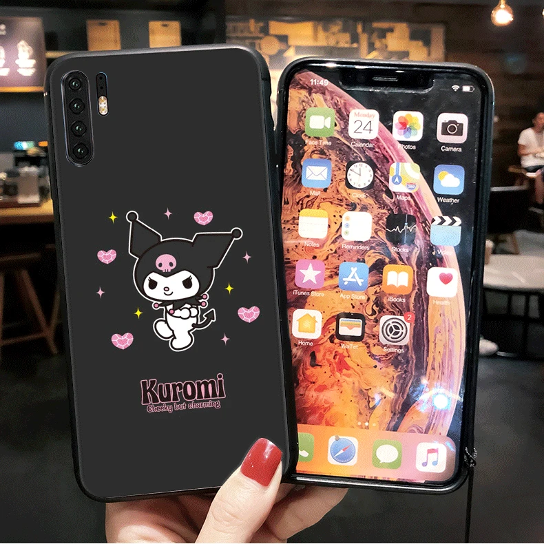 Kuromi Colorful Silicone Phone Case For Huawei