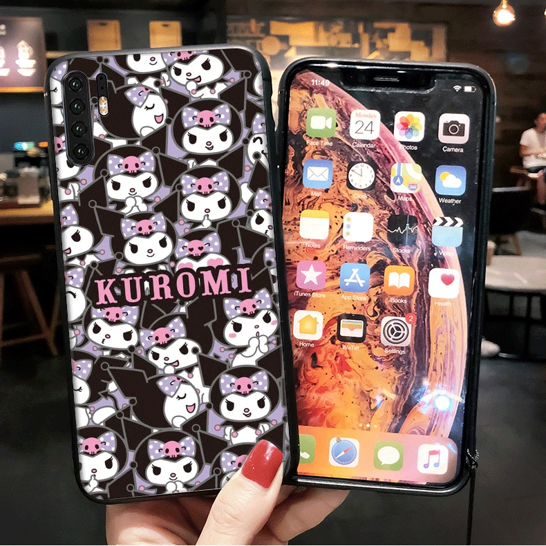 Kuromi Colorful Silicone Phone Case For Huawei