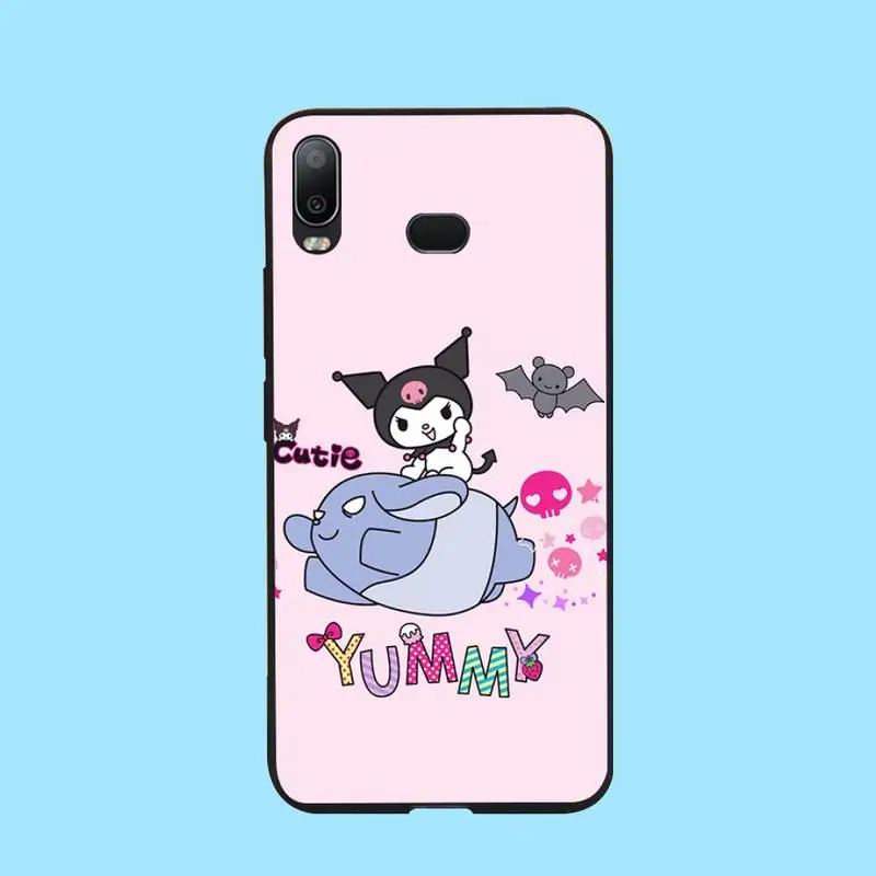 Kuromi Colorful Soft Silicone TPU Phone Cover