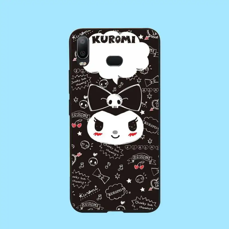 Kuromi Colorful Soft Silicone TPU Phone Cover