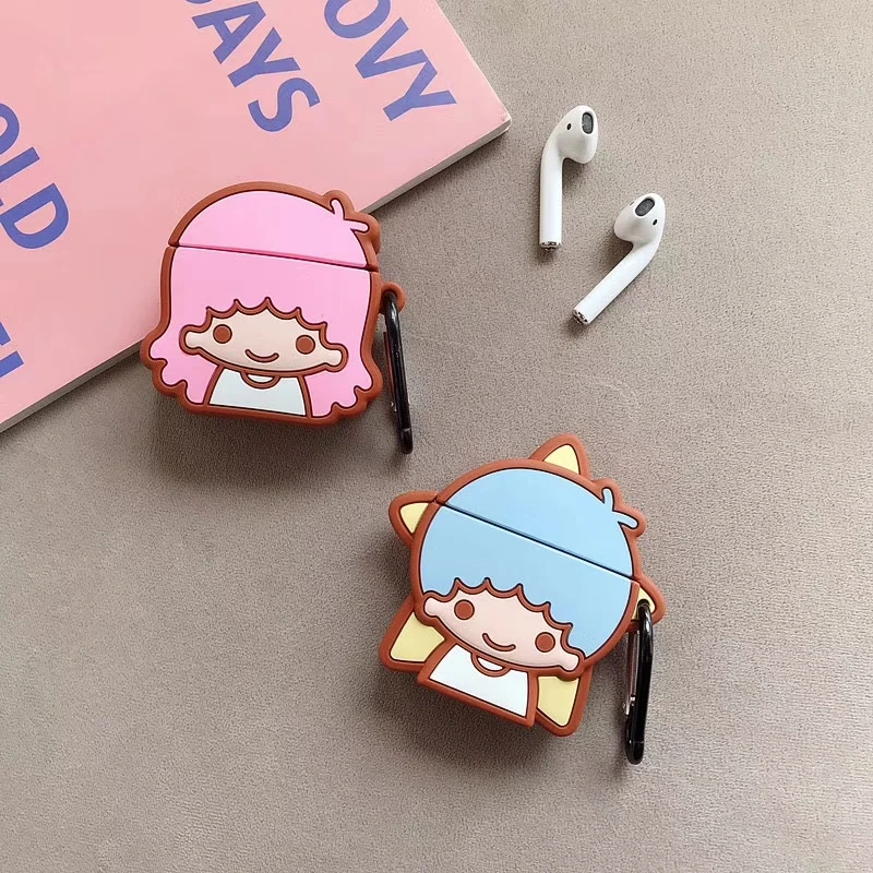 Little Twin Stars Cartoon Silicone Earphone Case