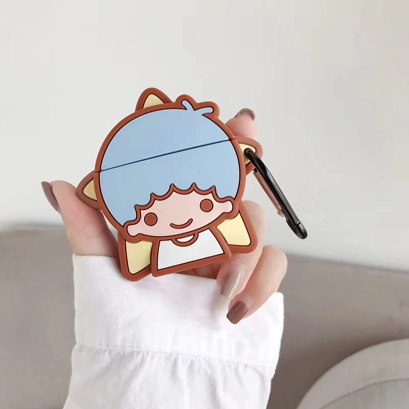 Little Twin Stars Cartoon Silicone Earphone Case