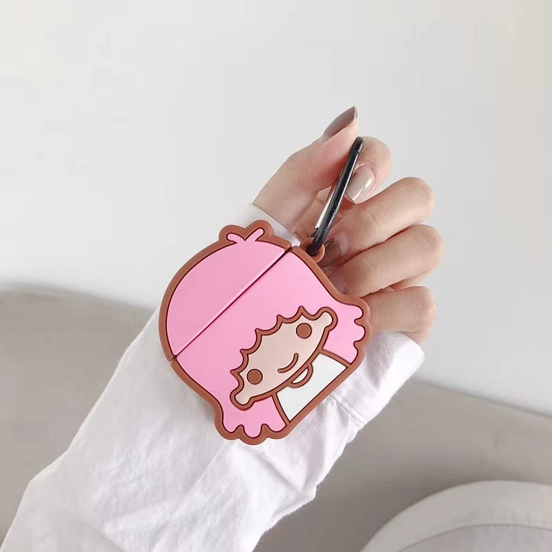 Little Twin Stars Cartoon Silicone Earphone Case