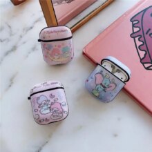 Little Twin Stars Anime Carabiner Soft TPU Airpods Case Little Twin Stars Anime Carabiner Soft TPU Airpods Case