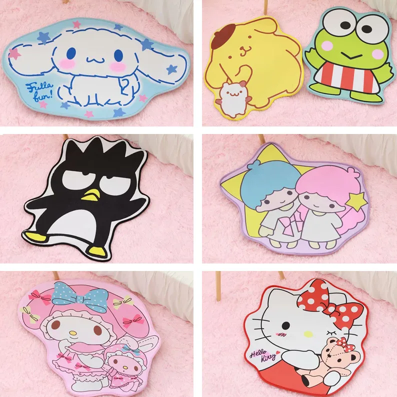 Hello Kitty My Melody Cinnamoroll PomPomPurin Badtz-Maru Little Twin Star Floor Carpet