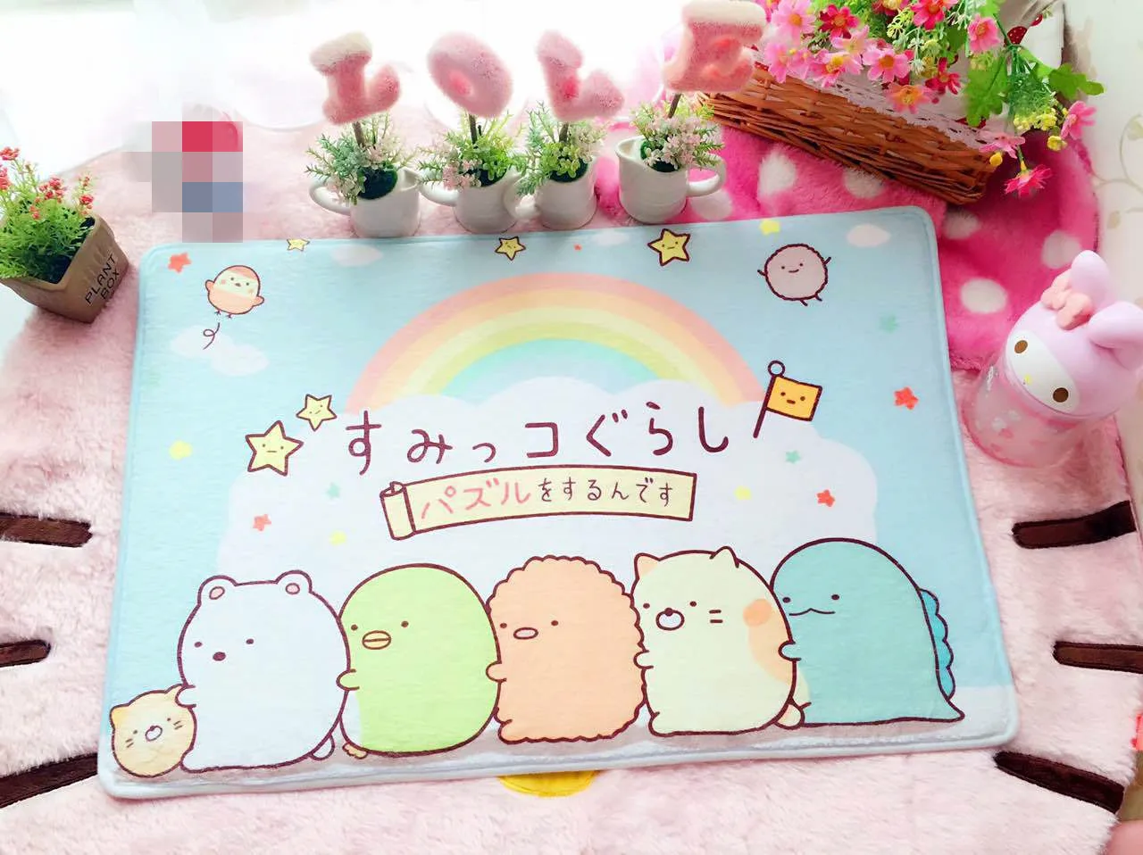 My Melody Cinnamoroll Pudding Dog Little Twin Stars Sumikko Gurashi Totoro Cartoon Soft Carpet My Melody Cinnamoroll Pudding Dog Little Twin Stars Sumikko Gurashi Totoro Cartoon Soft Carpet