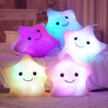 Star Moon Colorful Luminous Glowing LED Light Cushion Star Moon Colorful Luminous Glowing LED Light Cushion
