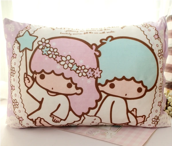 Little Twin Star Cartoon Soft Pillow Case Cover Little Twin Star Cartoon Soft Pillow Case Cover