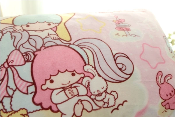 Little Twin Star Cartoon Soft Pillow Case Cover Little Twin Star Cartoon Soft Pillow Case Cover