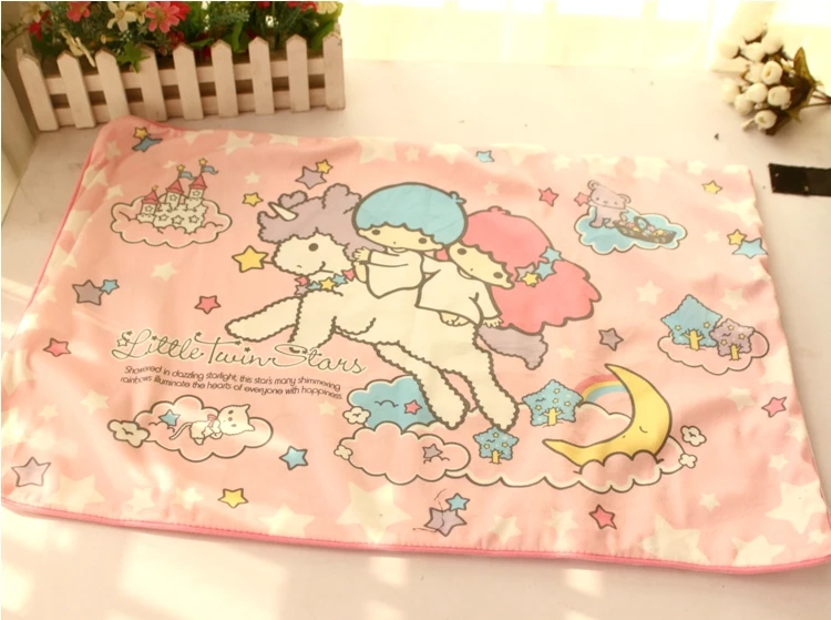 Little Twin Star Cartoon Soft Pillow Case Cover Little Twin Star Cartoon Soft Pillow Case Cover