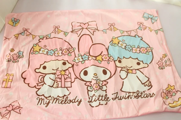 Little Twin Star Cartoon Soft Pillow Case Cover Little Twin Star Cartoon Soft Pillow Case Cover