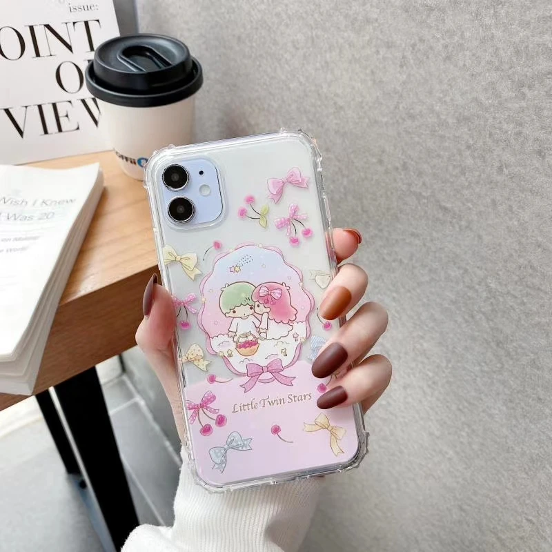 My Melody Little Twin Stars Glitter Phone Case