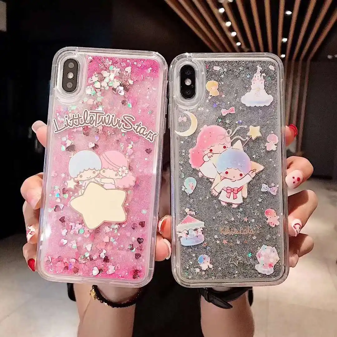 My Melody Little Twin Stars Glitter Phone Case
