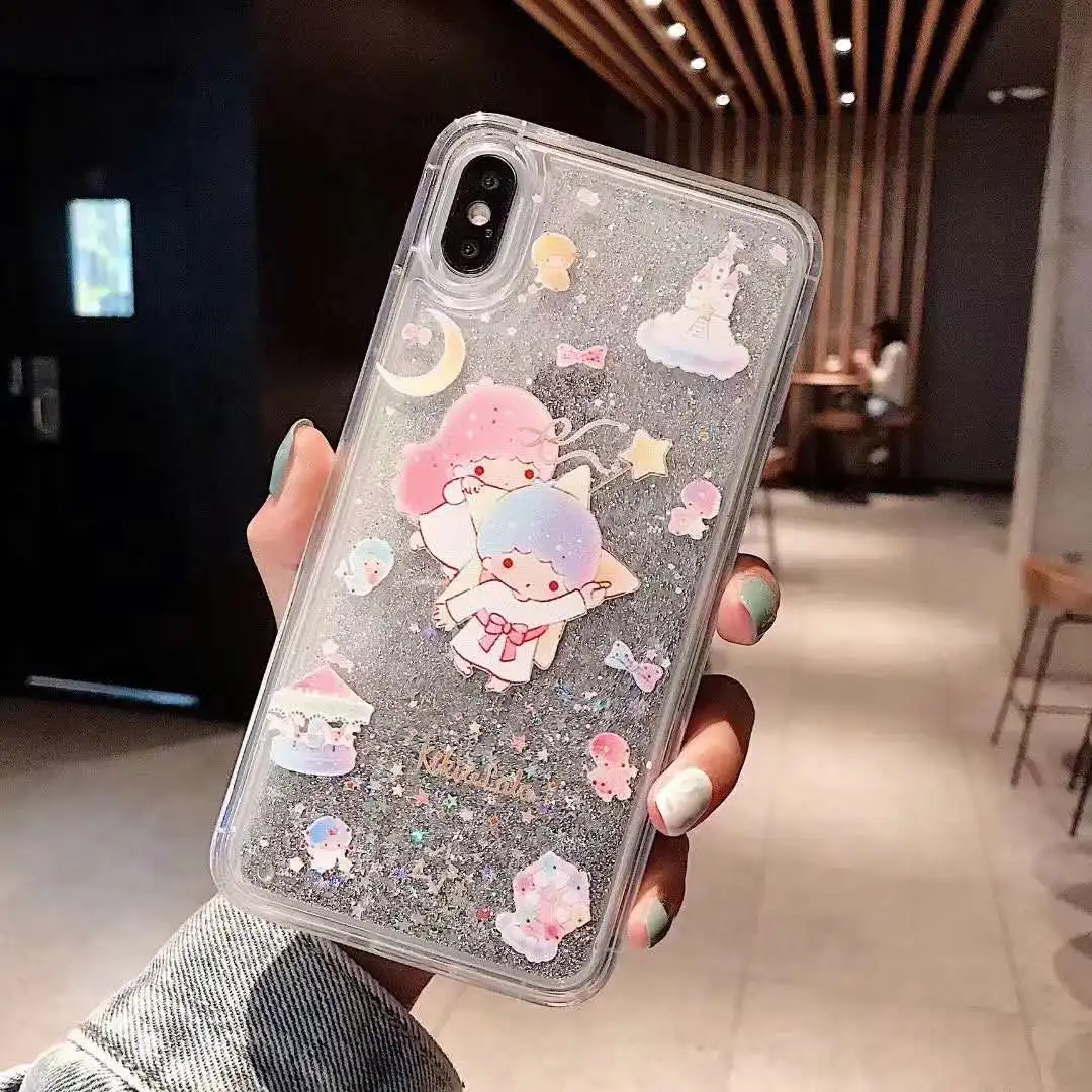 My Melody Little Twin Stars Glitter Phone Case