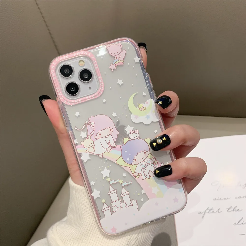 Little Twin Star Anime Lens Protection TPU Phone Case