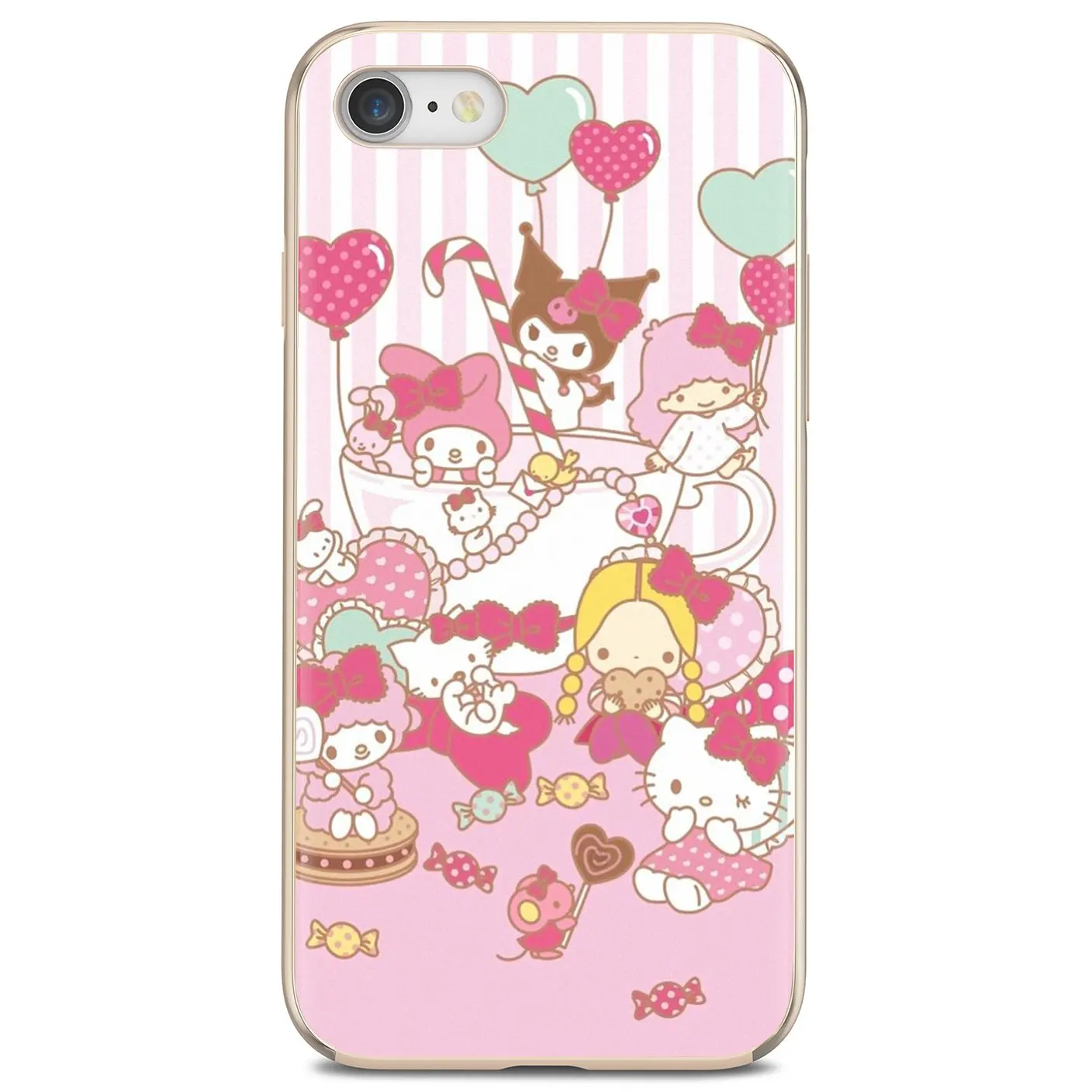 My Melody Little Twin Stars Silicone Phone Case iPhone 11,12,13,14