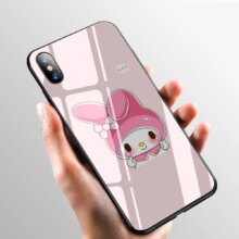 My Melody Cartoon Tempered Glass Phone Case My Melody Cartoon Tempered Glass Phone Case