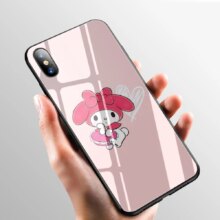My Melody Cartoon Tempered Glass Phone Case My Melody Cartoon Tempered Glass Phone Case