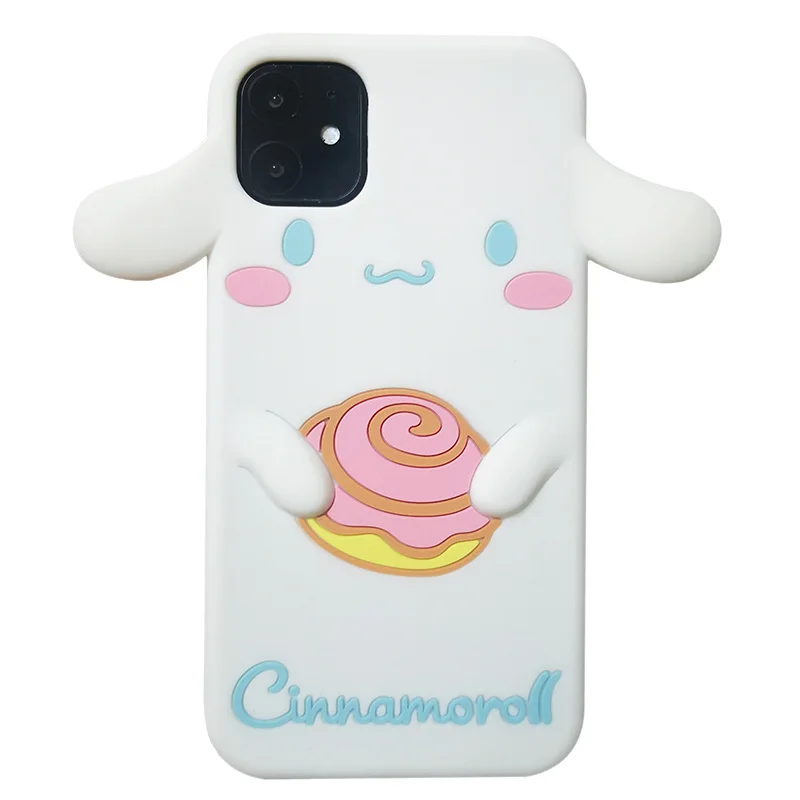Pompompurin Cinnamoroll My Melody Dog 3D Cartoon Phone Case