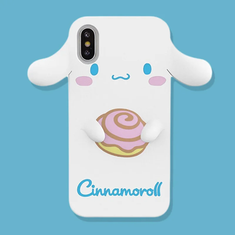 Pompompurin Cinnamoroll My Melody Dog 3D Cartoon Phone Case