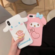 Pom Purin Cinnamoroll Dog My Melody 3D Cartoon Phone Case Pom Purin Cinnamoroll Dog My Melody 3D Cartoon Phone Case