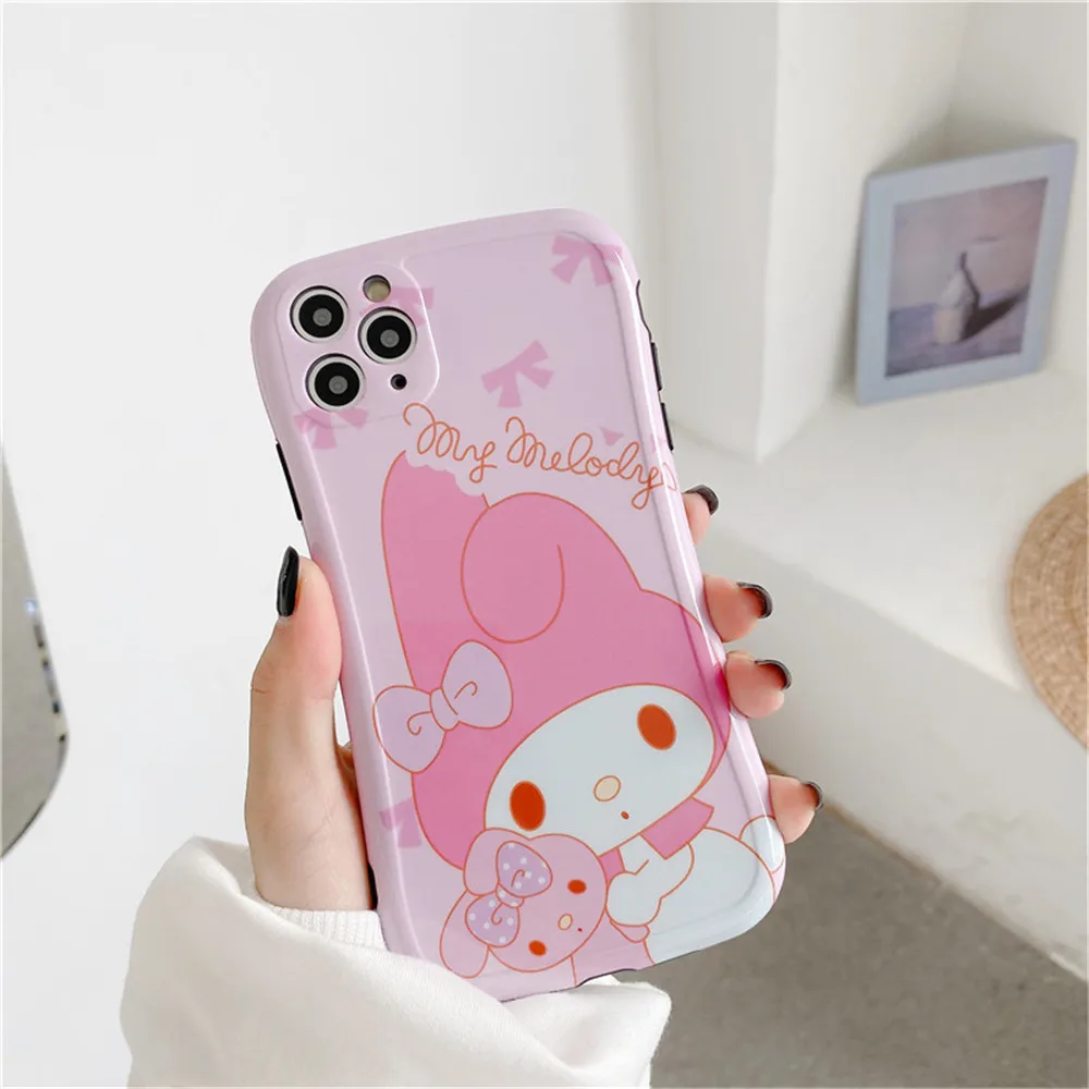 Kawaii Cinnamoroll My Melody Cartoon iPhone Case for 7,8,X,XR,XS,11 Kawaii Cinnamoroll My Melody Cartoon iPhone Case for 7,8,X,XR,XS,11