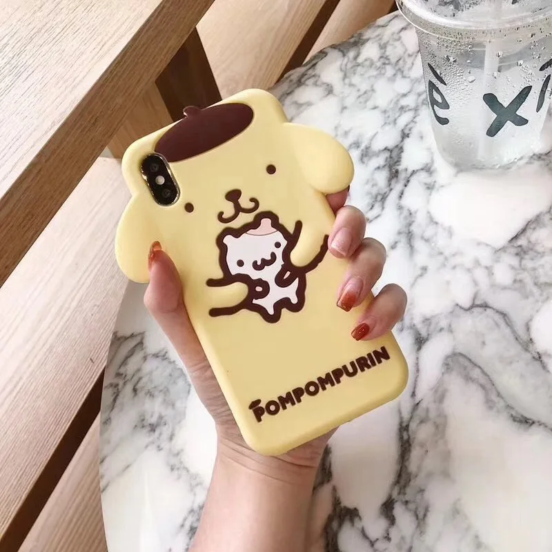 My Melody Pompompurin Soft Silicone Phone Case