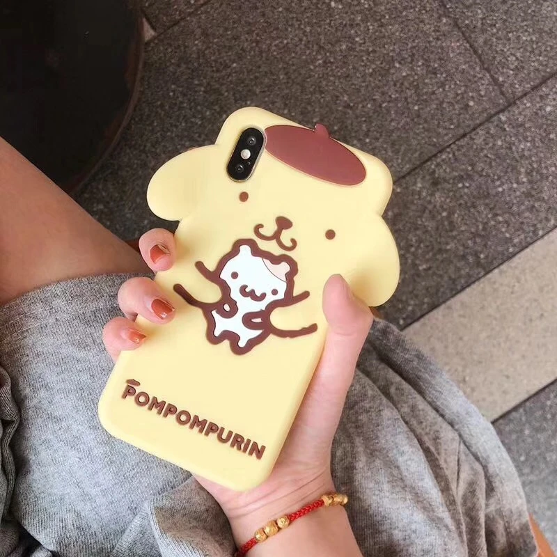 My Melody Pompompurin Soft Silicone Phone Case