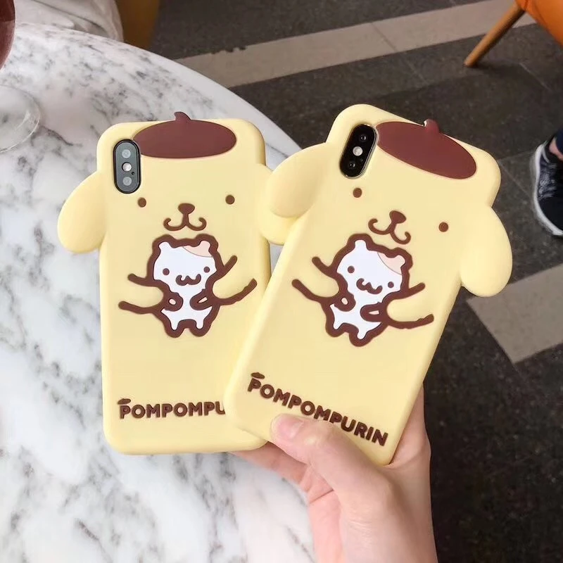 My Melody Pompompurin Soft Silicone Phone Case