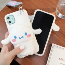 My Melody Cat 3D Cartoon Lanyard Soft Silicon Phone Case My Melody Cat 3D Cartoon Lanyard Soft Silicon Phone Case