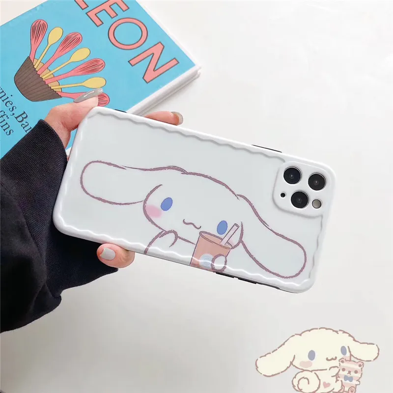 Cinnamoroll 3D Cartoon Holder Stand Camera Protection Silicon Phone Case