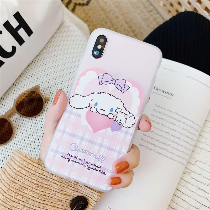 My Melody Pompompurin 3D Cartoon Soft Phone Case For iPhone