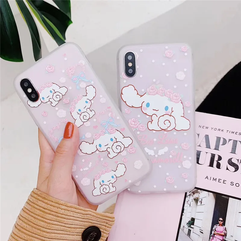 My Melody Pompompurin 3D Cartoon Soft Phone Case For iPhone