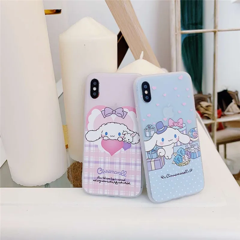 My Melody Pompompurin 3D Cartoon Soft Phone Case For iPhone