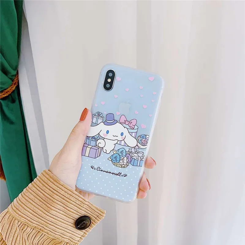 My Melody Pompompurin 3D Cartoon Soft Phone Case For iPhone