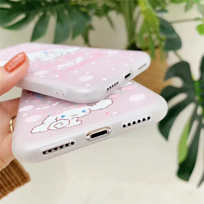 My Melody Pompompurin 3D Cartoon Soft Phone Case For iPhone