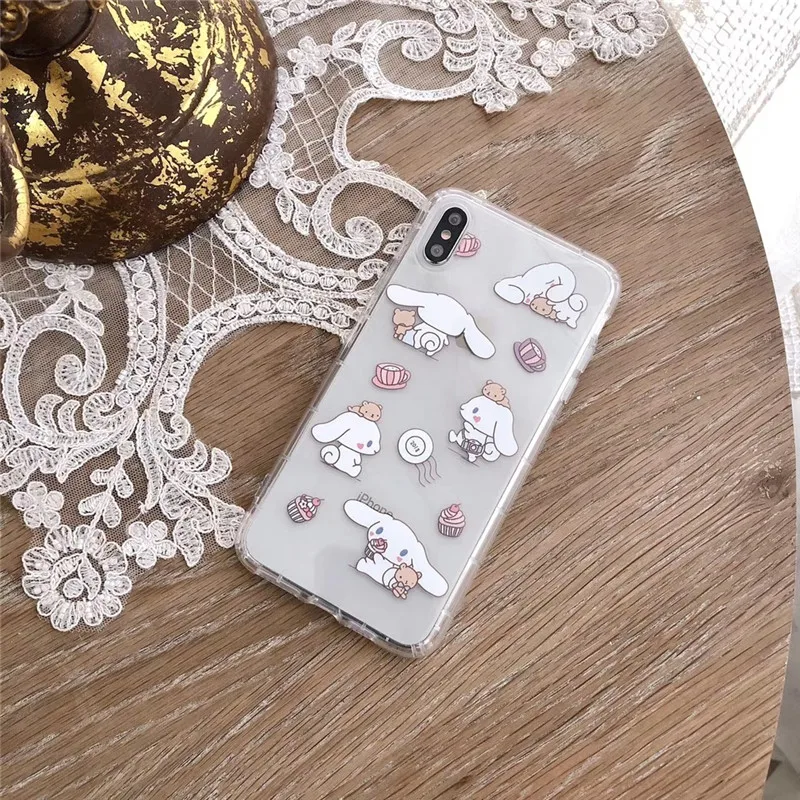 My Melody Twin Stars Cartoon Clear Soft TPU Phone Case Cover